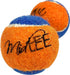 Midlee Mini Tennis Ball for Dogs - Pack of 12 (1.5", Orange/Blue)
