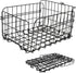 Luxshiny Foldable Bike Basket Rear Rack Storage Holder Capacity Steel Material Practical