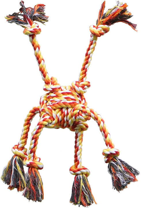 Meow&Woof Interactive Rope Toys, Indestructible 1.7lbs Ropes with 7 Knots for Aggressive Chewers