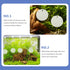 ULTECHNOVO 4Pcs Betta Fish Mirrors, Exercise Mirror for Fish Tank with Floating Ball - 5cm