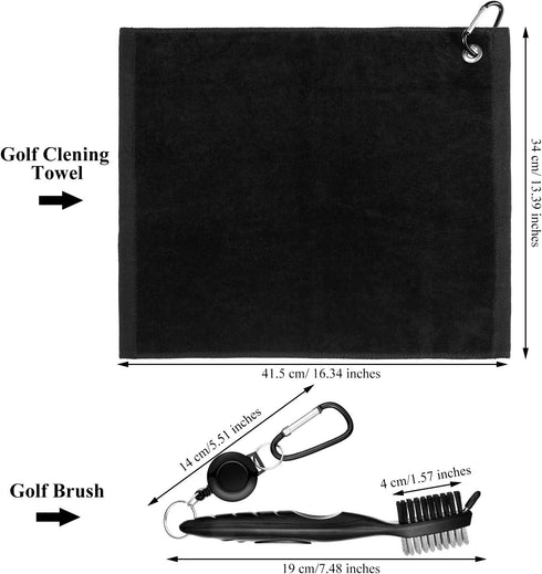 Sumind 22 Pcs Golf Accessory Kit, Includes Golf Towel, Marking Pens, Line Marker, Brush, Tee Holder, 12 Tees, Repair