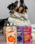 BUDDY BUDDER 3 Pack Superberry Snoot Squeeze Packs, 100% Natural Dog Peanut Butter, Made in USA, 4oz Packs