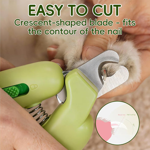 QDCYP Trimmers Dog Nail Clippers,Dog Nail for Small Medium Dogs and Cats - Professional Grooming Tool with Safety Lock