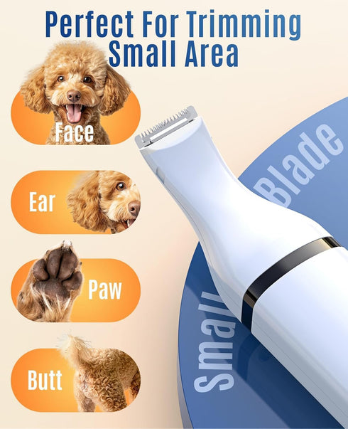 Trimmer 3 1 2 oneisall Dog Nail Grinder and Paw Kit in Quiet Rechargeable Electric Pet Nail Grinder with LED Lights