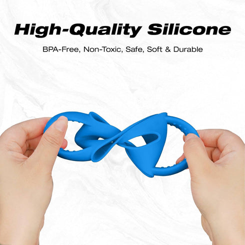 2PCS 14oz 12oz NiHome Silicone Dual-Handle Tumbler Grip Compatible with Stanley Tumblers, Accessories Handle Fit
