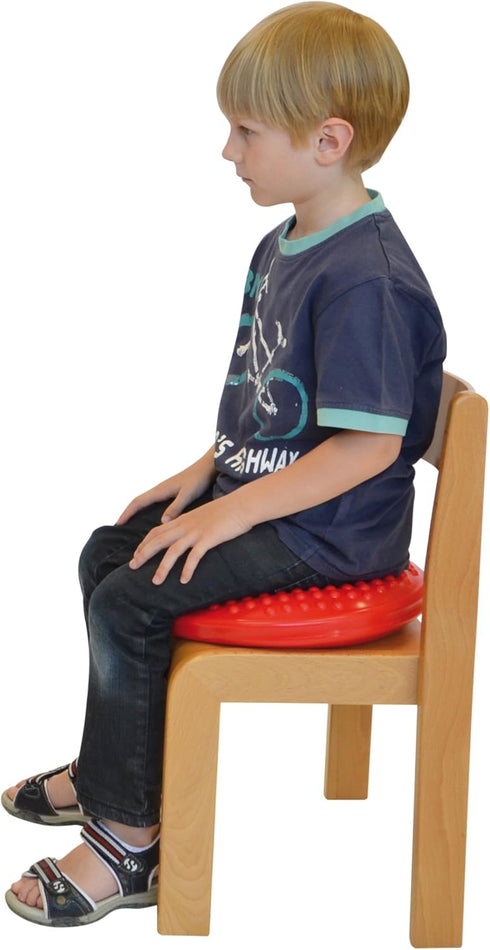 12 Inches Gymnic Disc 'o' Sit Jr. Inflatable Seat Cushion, Red