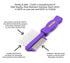 Hertzco Double-Sided Comb Hair Brush & Dog/Cat Grooming Kit - Detangling Tool with Closely Spaced Metal Pins