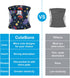 3 Pack CuteBone Dog Diapers Male Belly Bands for Male Dogs Reusable Puppy Wraps