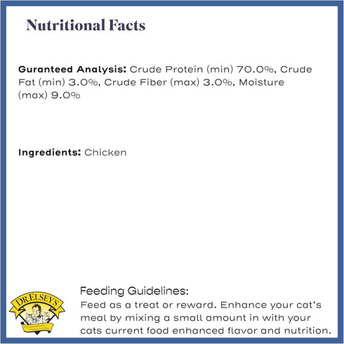 2 oz. Dr. Elsey's Freeze-Dried Chicken Cat Treats