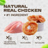 10.58oz Chicken Rings Dog Treats, Natural Chicken Breast Jerky Rawhide-Free Soft Chews Healthy Dog Training Treats