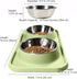 Cat Food Bowls with Non-Skid Silicone Pads, Removable Stainless Steel Dishes for Cats and Small Dogs