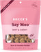 Bocce's Bakery Oven Baked Say Moo Treats for Dogs - Wheat-Free Everyday Dog Treats, Beef & Cheddar Recipe, 6 oz