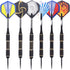 Standard Dart Flights, 30 Sets, 90 Pcs Durable PET and Laser Replacement Feather Tail Wing for Dart Games