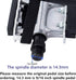 YBEKI Bike Pedals with Clips and Straps, 9/16-Inch Spindle Resin/Alloy for Exercise and Outdoor Bicycles
