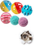 6 Pack Cat Toys Balls for Indoor Kitten, 4 Long-Lasting Plastic Balls