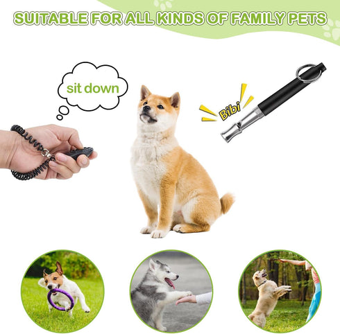 JIURUN Dog Treat Pouch: Training Treat Pouch with Clicker, Whistle, Collapsible Bowl, 2 Poop Bags