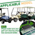 Golf Cart Steering Wheel Cell Phone Mount, Flip Up Phone Holder for Club Car, EZGO, Yamaha