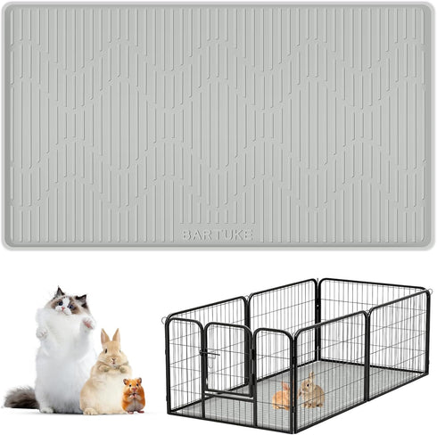 Silicone Pet Cage Liner Mat, 46 x32 Small Animals Floor Bed Mat
