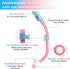 5-15, 4 1 Set Set Snorkeling Gear for Kids Ages in Mask Fins Snorkel with HD Tempered Glass Panoramic View Anti-Fog
