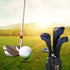 Golf Head Covers Set of 3, Vintage PU Driver and Fairway Wood Headcovers for Golf Club