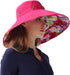 Packable Extra Large Brim Floppy Sun Hat - Reversible UPF 50+ Beach Sun Bucket Hat