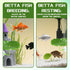 Pretwad 6 Hammock PCS Betta Fish Leaf - Soft Leaf Beds, Adjustable Plastic Bettas Bed Aquarium Decor, Betta-Fish Tank