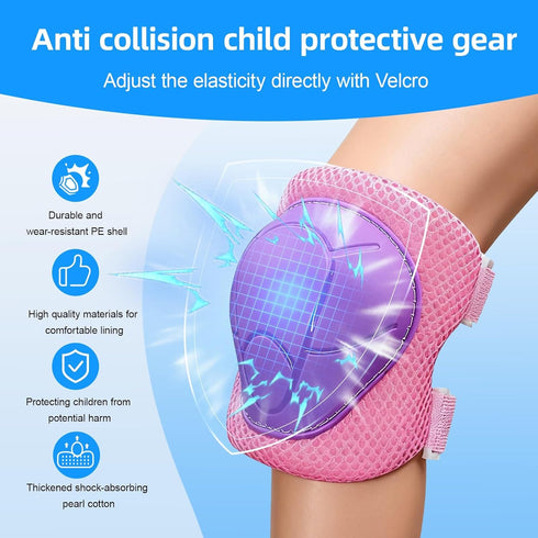 ATOOTWO Elbow Set 3-10 Set Knee Pads for Kids Knee Pads and Pads Toddler Years Protective Gear for Girls Boys