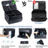 Upgraded Golf Trunk Organizer with Separate Compartment for 2 Pair Shoes, Golf Car Locker