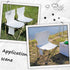 512X610mm Backpacking GORGECRAFT Medium Size Camp Chair Replacement Fabric Oxford Cloth Outdoor Folding Chair Seat