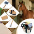 DigNew 13-Piece Set Horse Grooming kit for Daily Care,Complete Horse Supplies with Wood Brushes, Tack Essentials, Curry