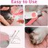 GuLuPets Trimmer Small Animals Nail Clippers with LED Lights to Avoid Excessive Cutting and Razor Sharp Blades