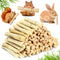 CCatswan 2lb Natural Sweet Bamboo Chew Toys for Small Pets - Organic Molar