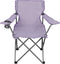 Generic Basic Quad Folding Camp Chair with Cup Holder, Lavender Adult Portable Outdoor