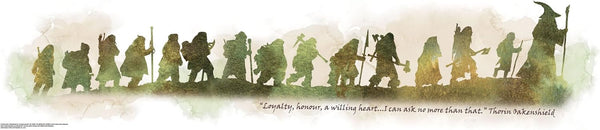 RoomMates RMK2161SCS The Hobbit Quote Wall Decals, Peel and Stick, White