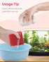 8 Pack 3.25" 3.25" 1", Pawfly Aquarium Glass Cleaner Sponge, x x Algae Scrubber Pad for Glass Aquariums, Fish Tank