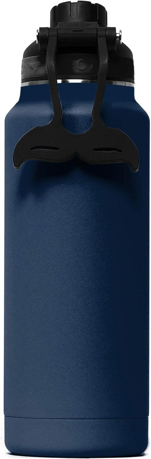 ORCA 34oz Insulated Stainless Steel Water Bottle - Powder Coat Finish & Silicone Grip, Dishwasher Safe