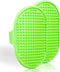Lillian Ruff Dog Bath Brush, 2 Pack Flexible Rubber Shower Brush with Adjustable Strap