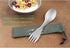 Titanium Spork - Ultra Light 2-in-1 Fork and Spoon Combo Camp Utensil with Carry Bag for Camping, Hiking, Backpacking,