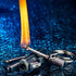 Permanent Metal Lighter Keychain, Outdoor Emergency Survival Gear with Flint Metal Matchstick Fire Starter