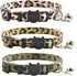 Breakaway Cat Collars with Bell, Set of 3, Durable & Safe Cute Kitten Collars, Adjustable Kitty Collar for Cat Puppy