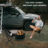 Dueecasebit Set 330LBS Compact Small Camping Chair, Folding Portable Camp Chair for Adults Hiking Travel Outdoor
