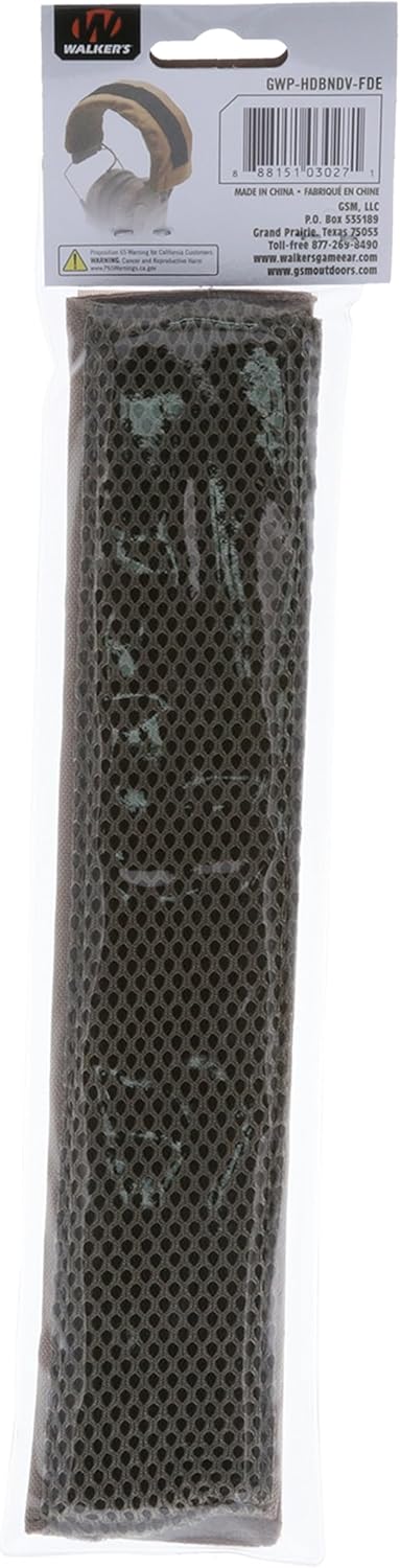 Walker's Headband Wrap for Shooting Earmuffs, Universal Breathable Hearing Protection Cover