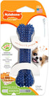 15 lbs, 1 Count Nylabone Textured Dental Bone Flexi Chew Toy for Dogs, Dog Toys for Moderate Chewers, Chicken Flavor