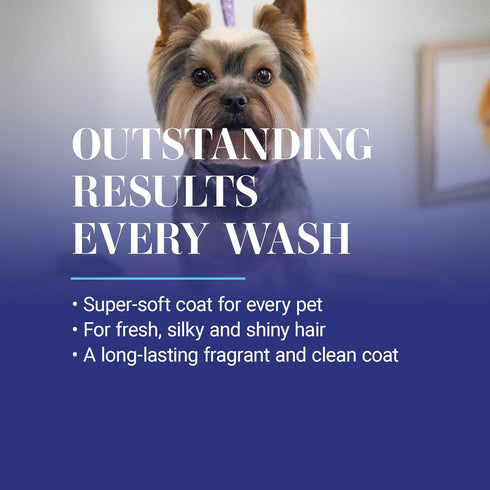 Smartwash50 50 16 Oz Chris Christensen Cherry & Oats Ultra Concentrated Dog Shampoo, Makes Up to Bottles, Groom Like A