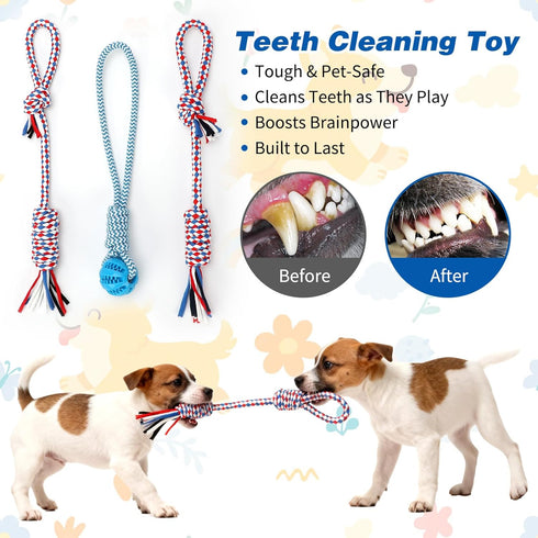 8 Puppy Play Gym with Hanging Toys, Indoor Jungle Gym Toys for Small Dogs with PVC Frame, Interactive Puppy Toy
