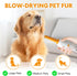 YoPoll Trimming 4 1 Cat Dog Grooming Vacuum Kit with Brush, Low-Noise Pet Hair Shedding Grooming for Indoor Cats Dogs
