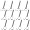 Lockable Spring Cage Latch for Pet Doors, 8.5cm, Silver