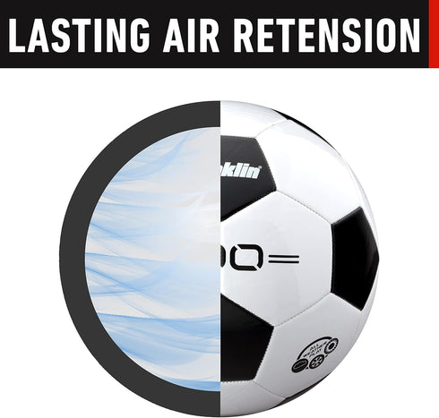 3, 4 5 Packs Franklin Sports Soccer Balls - Youth & Adult - Sizes & - Single & Bulk - Black & White