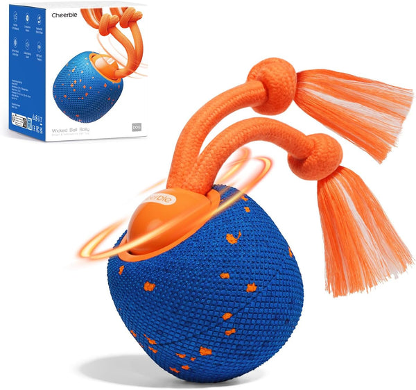 Cheerble Smart Interactive Dog Toy, Wicked Ball Rolly, Automatic Moving, Bouncing, Rotating,