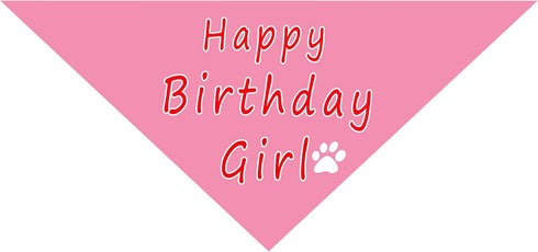 PET SHOW Pink Dogs 1st Birthday Hats and Bandanas Set, 1-Year-Old Photo Props, Party Costume Grooming Accessories